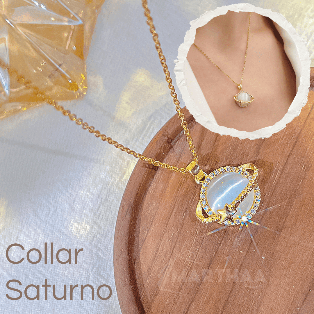 COLLARES 📿 LUNA, CIELO, SATURNO, TULIPAN