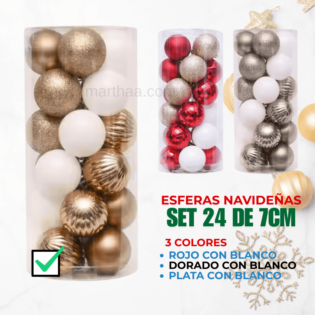 BOMBILLAS NAVIDEÑAS X24 DE 7CM