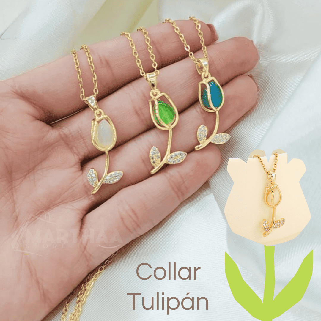COLLARES 📿 LUNA, CIELO, SATURNO, TULIPAN