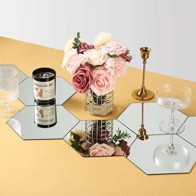 Kit de Espejos Adhesivo Hexagonal X 10