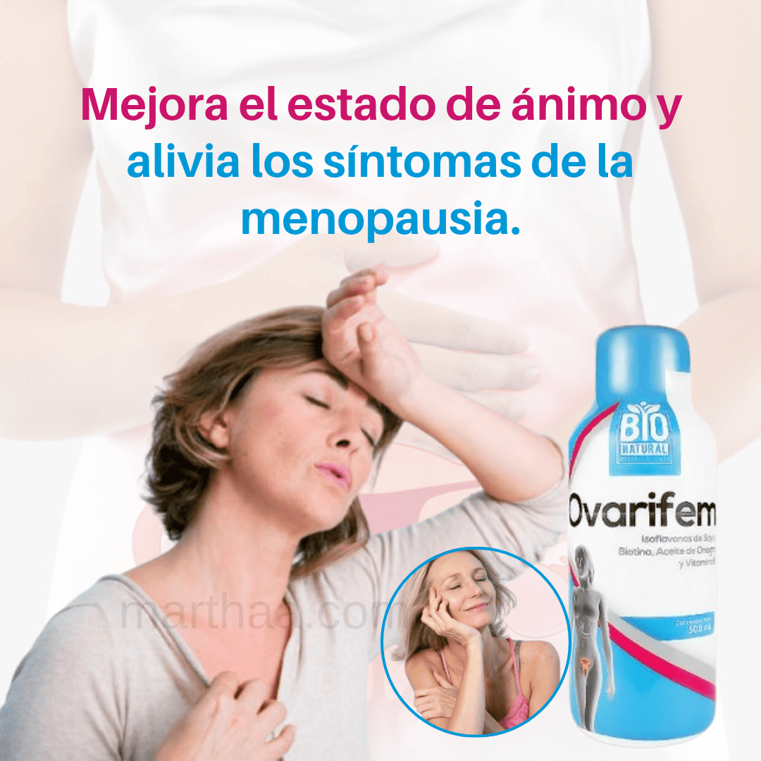 Ovarifem 500ml Isoflavonas-Biotina-Onagra-Vit E