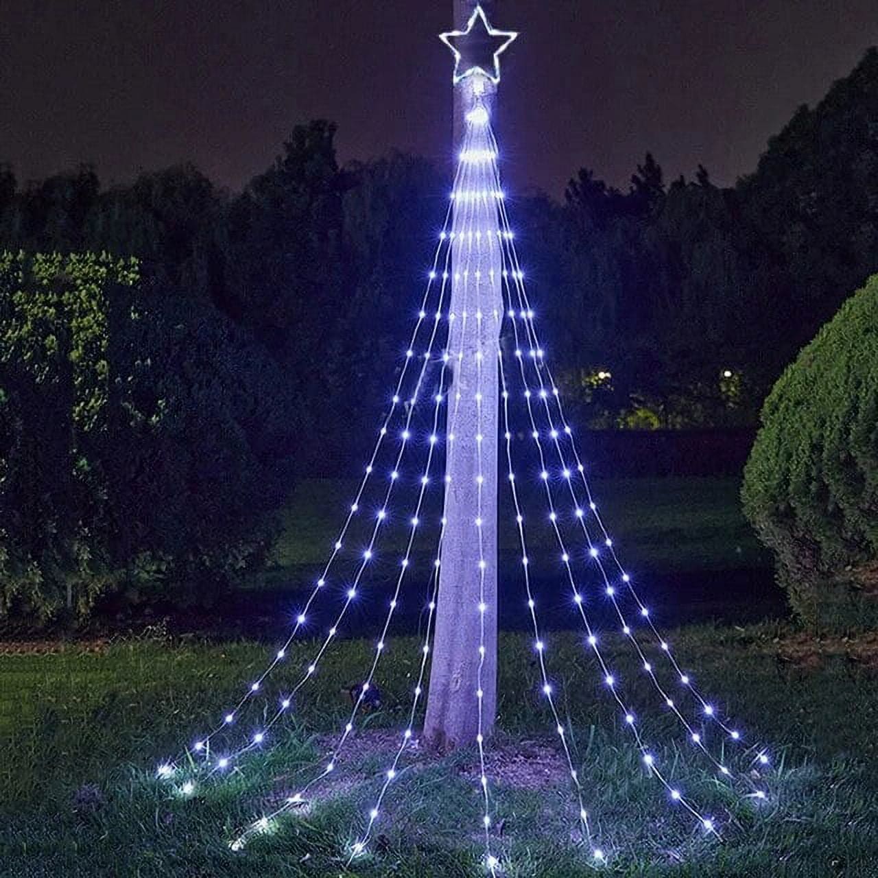 Luces Navideñas en Forma de Árbol 🎄para Interiores y Exteriores