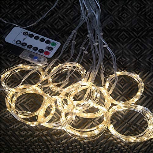 Cortina de Luces Hada a Control Remoto y Manual