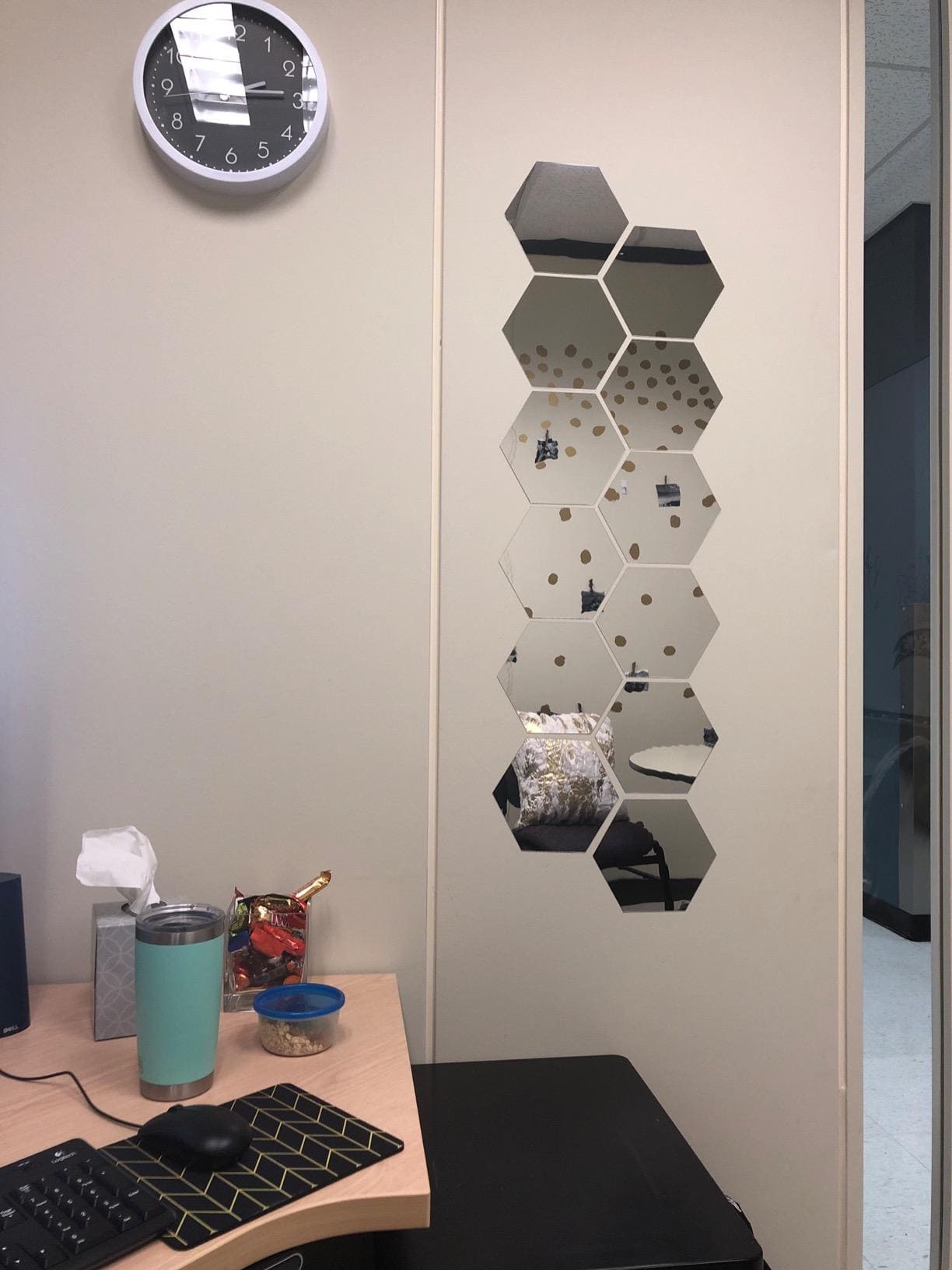 Kit de Espejos Adhesivo Hexagonal X 10