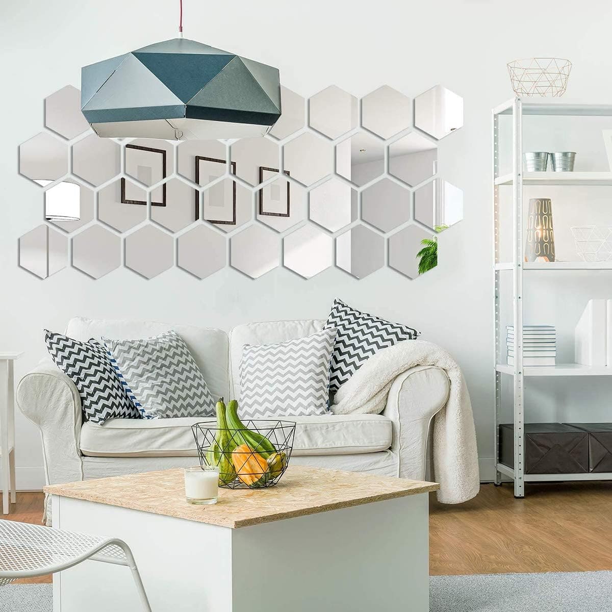 Kit de Espejos Adhesivo Hexagonal X 10