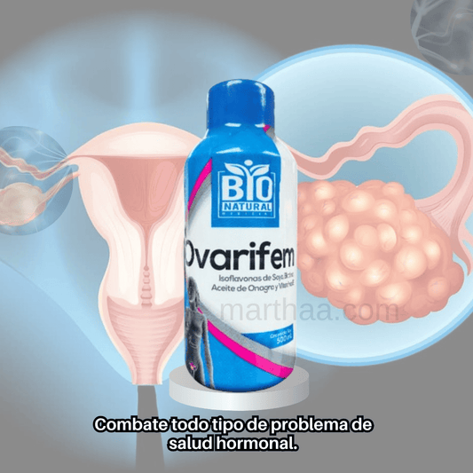 Ovarifem 500ml Isoflavonas-Biotina-Onagra-Vit E