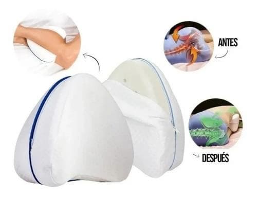 Combo de Almohadas Ortopédicas X2: Para el Cuello y Piernas