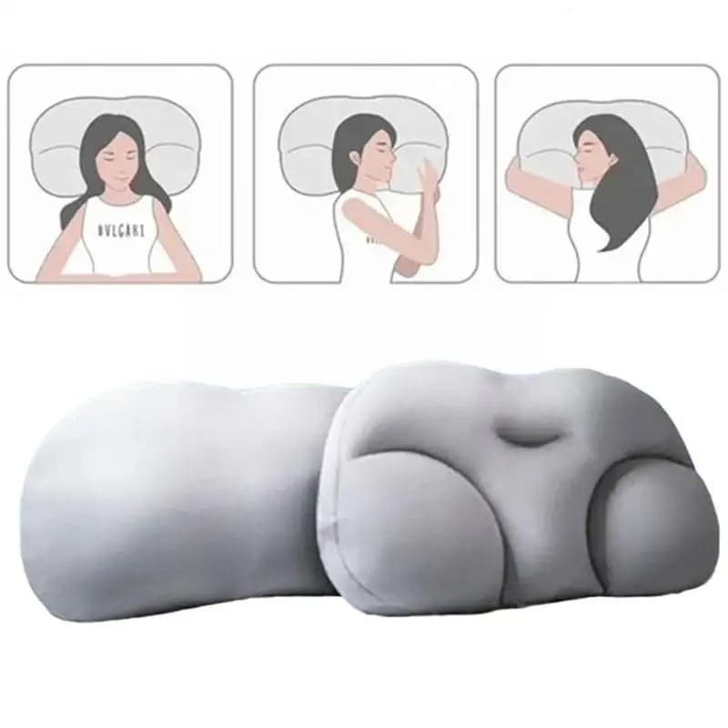Combo de Almohadas Ortopédicas X2: Para el Cuello y Piernas