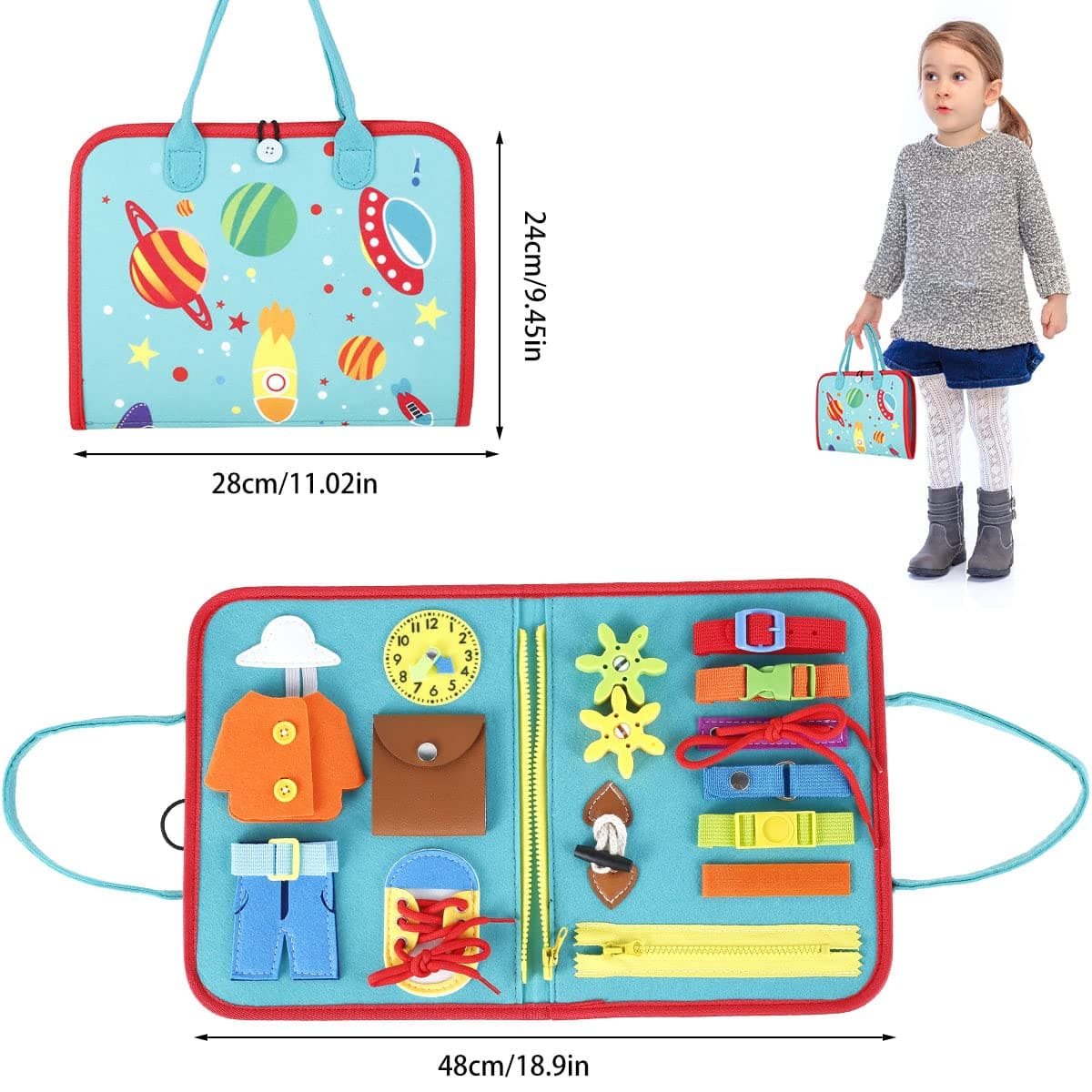 MALETIN DE CONOCIMIENTOS SENSORIALES ESENCIALES PARA LA VIDA DIARIA DE LOS NIÑOS 👧👶