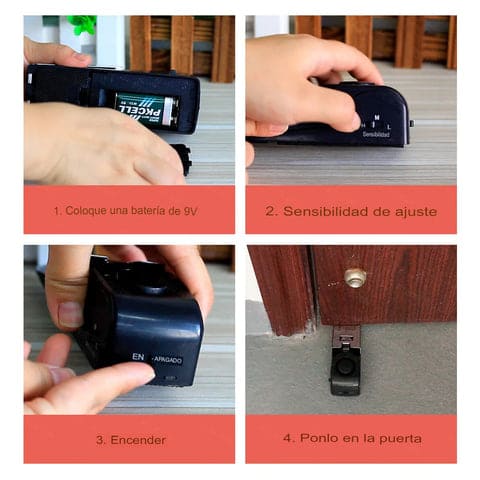 Alarma Antirrobo De Tope De Puerta - Portátil 🚨