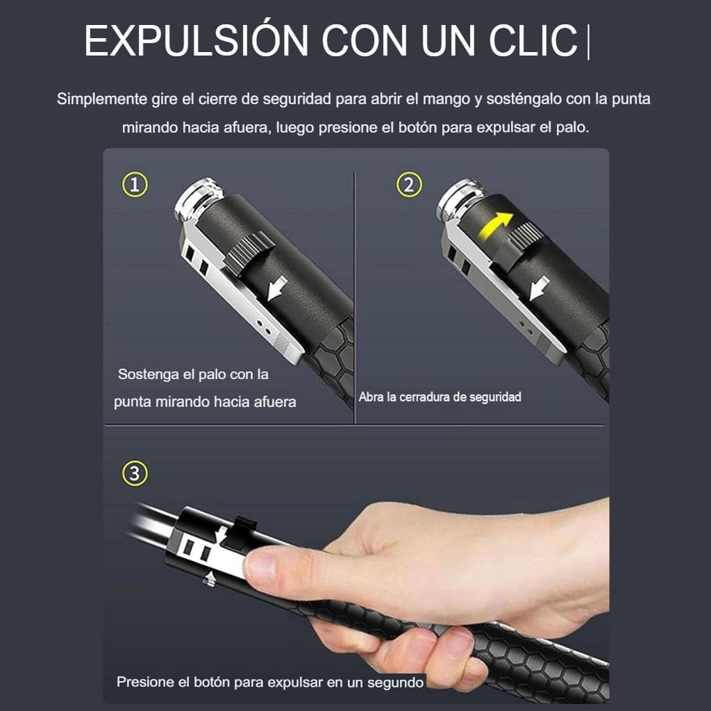 SABLE TÁCTICO AUTOMÁTICO PREMIUM (para defensa personal)