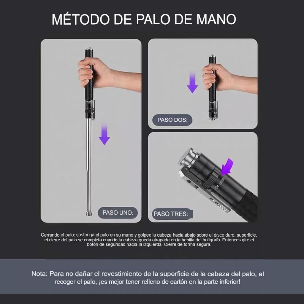 SABLE TÁCTICO AUTOMÁTICO PREMIUM (para defensa personal)