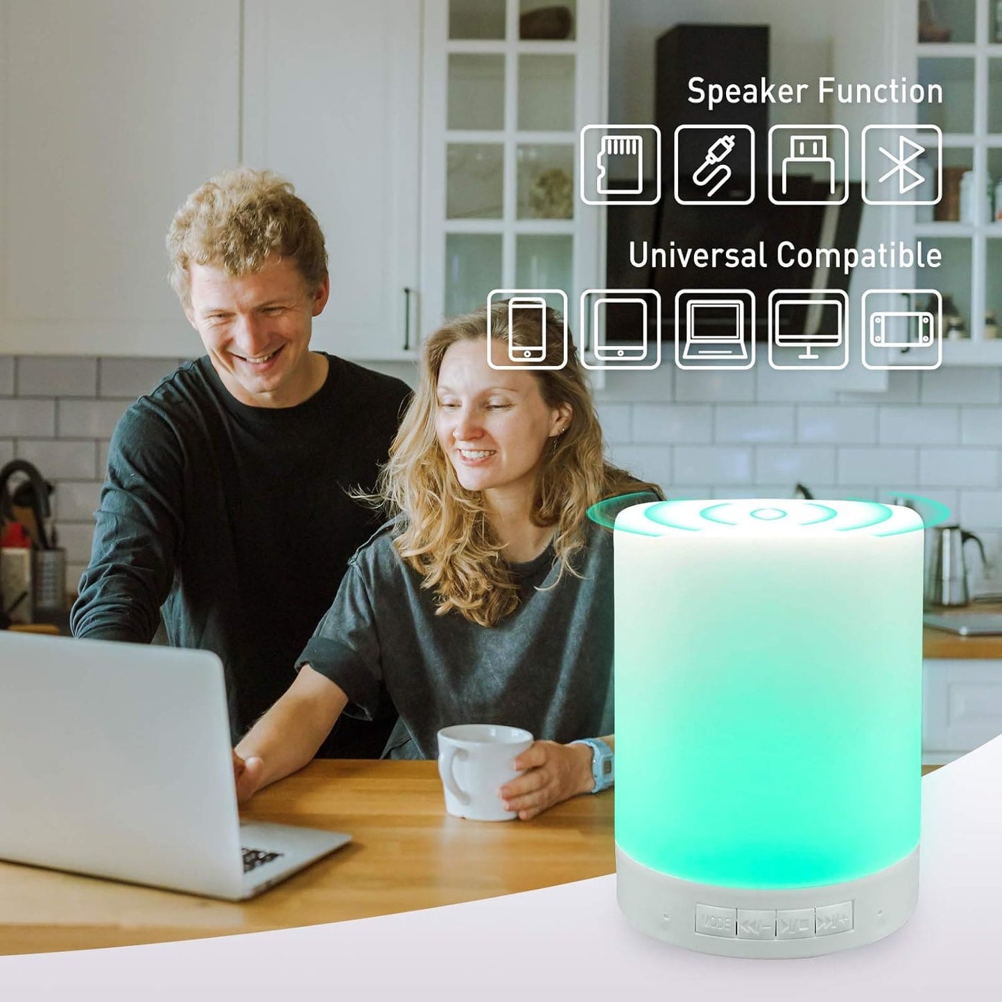 FOCO PARLANTE RECARGABLE 💡🎶