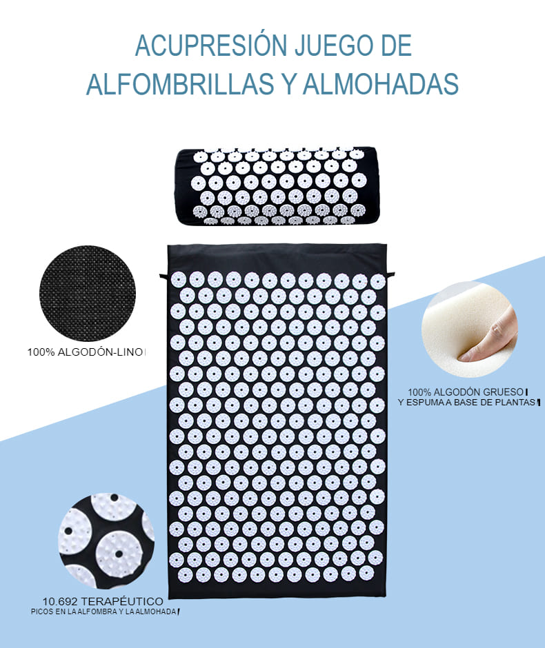 Mat De Acupuntura® para el Alivio y Relajación del Cuerpo.