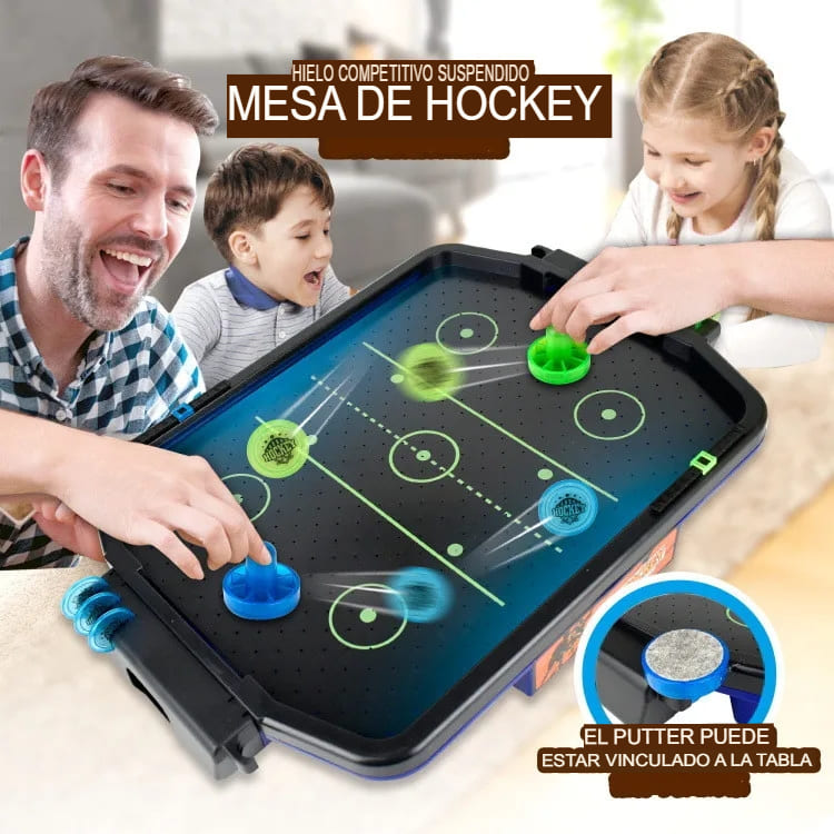 Juego De Mesa Hockey de Aire, Eléctrico y a Pila🏒