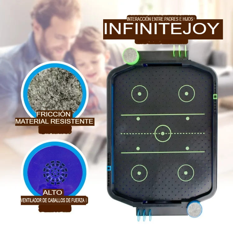 Juego De Mesa Hockey de Aire, Eléctrico y a Pila🏒