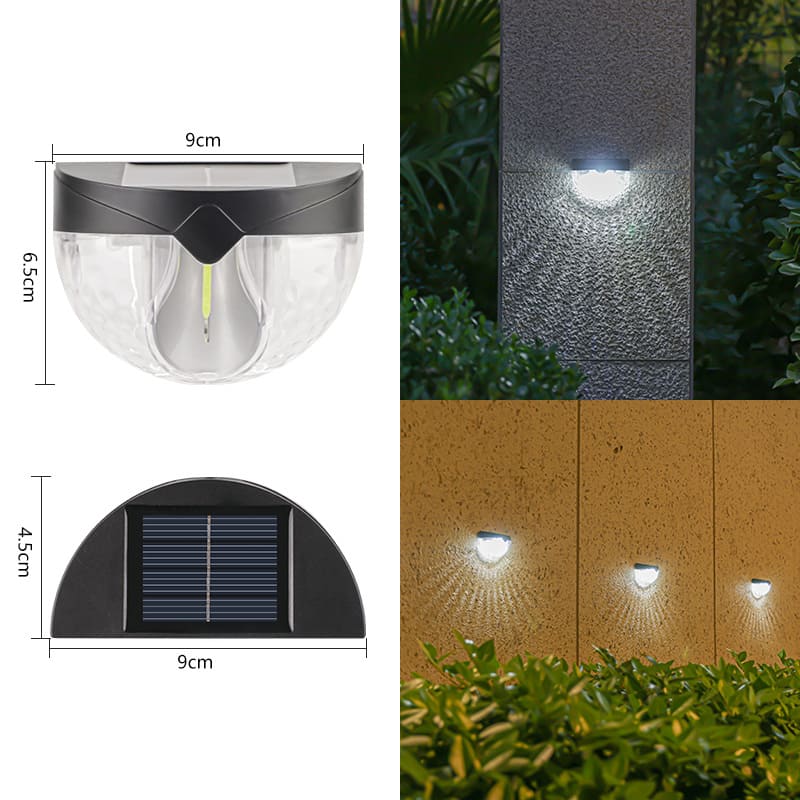 APLIQUE SOLAR ☀️ DECORATIVO® X2 PARA EXTERIORES