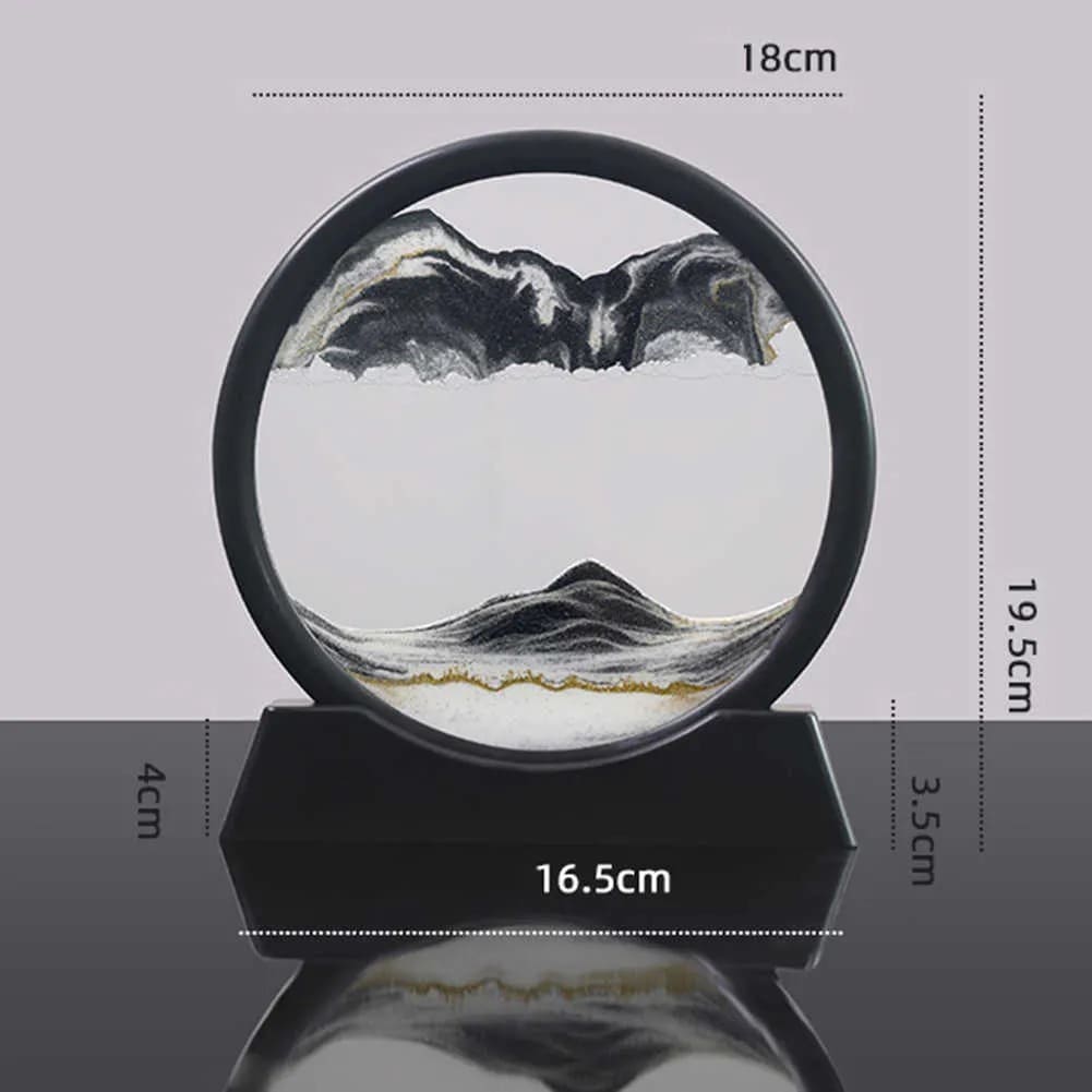 Reloj de Arena Movediza en 3D