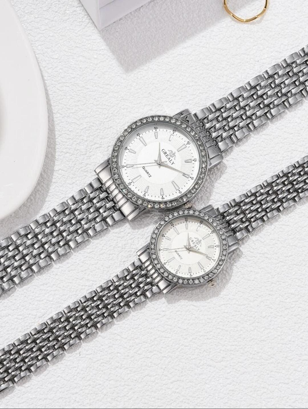 CONJUNTO DE RELOJES DE LUJO PARA PAREJA ⌚ + Obsequio