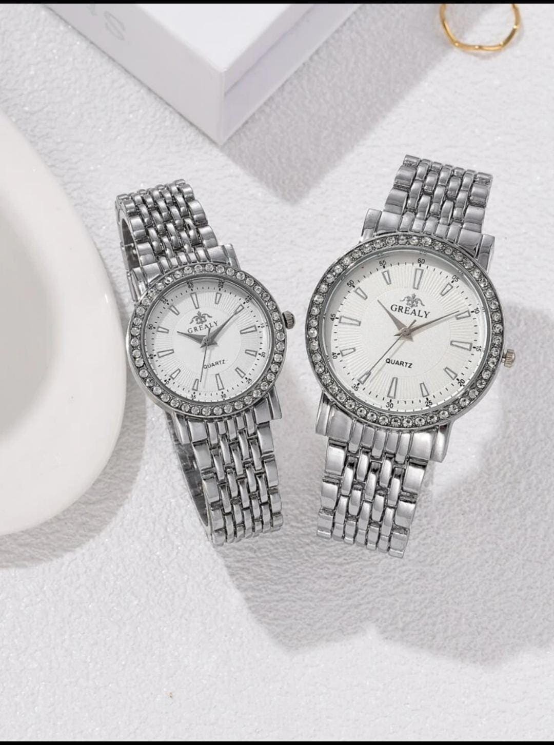 CONJUNTO DE RELOJES DE LUJO PARA PAREJA ⌚ + Obsequio