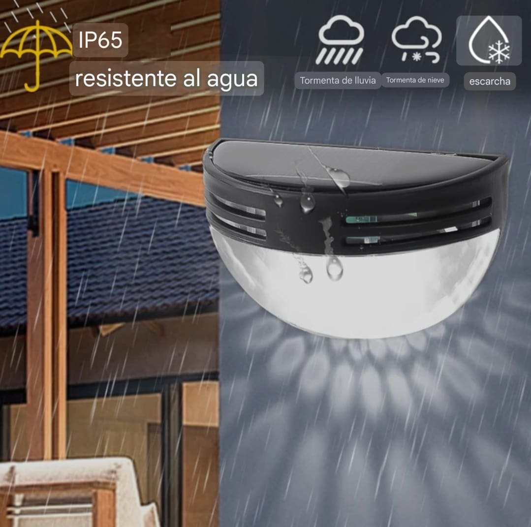 APLIQUE SOLAR ☀️ DECORATIVO® X2 PARA EXTERIORES