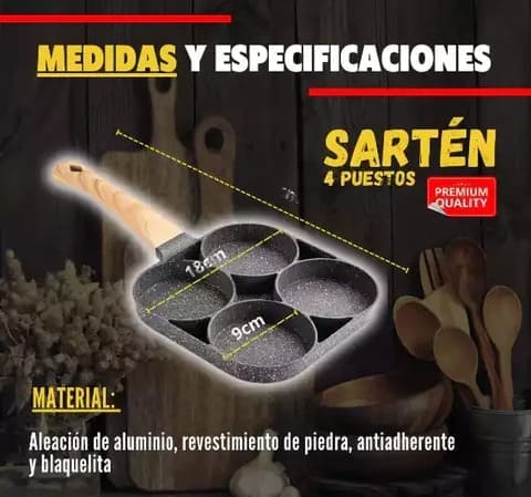 Sartén Polix 4 Puestos®