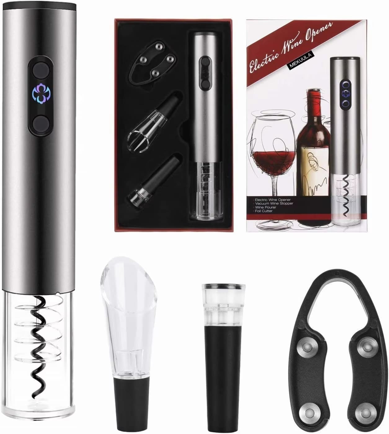 Destapador Eléctrico Saca Corcho Premium®