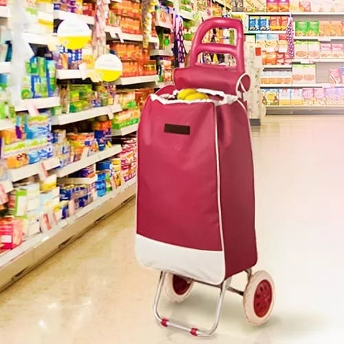 Carrito Plegable Con Ruedas Para Compras