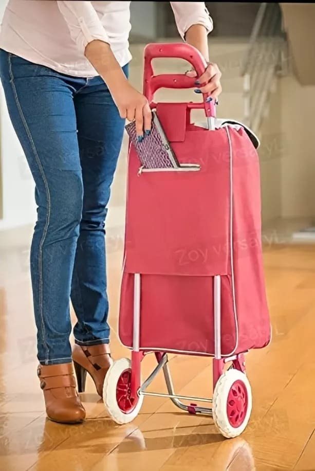 Carrito Plegable Con Ruedas Para Compras