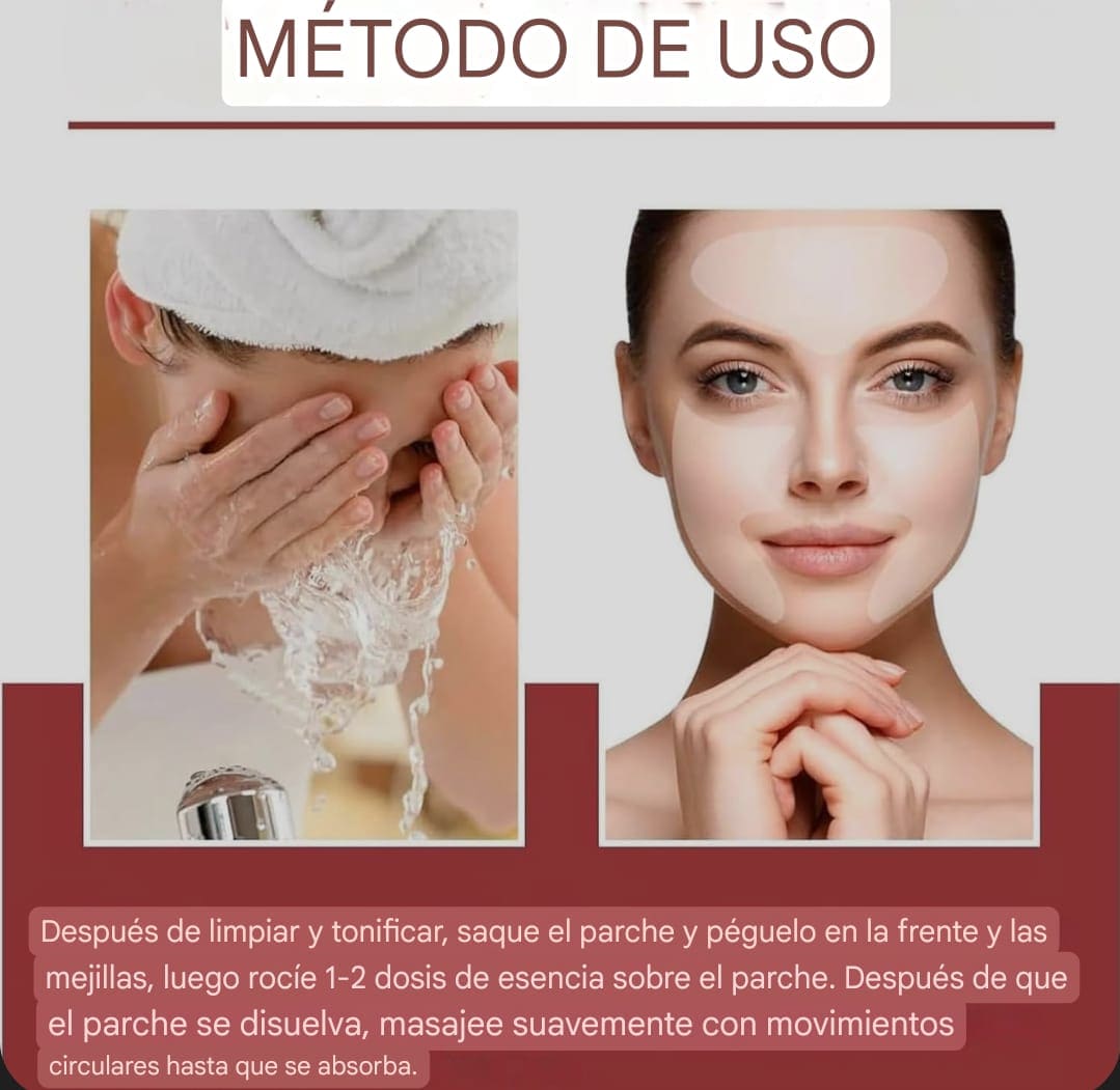 Set de Mascarillas De Colágeno Absorbentes + 3 Frascos de Ácido Hialurónico GRATIS