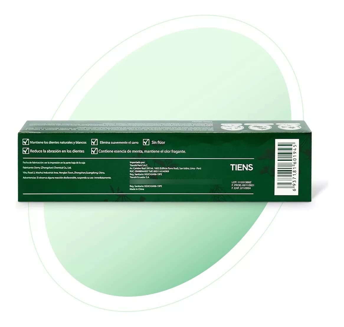 Pasta Dental Orecare sin FLUOR X2 Unds