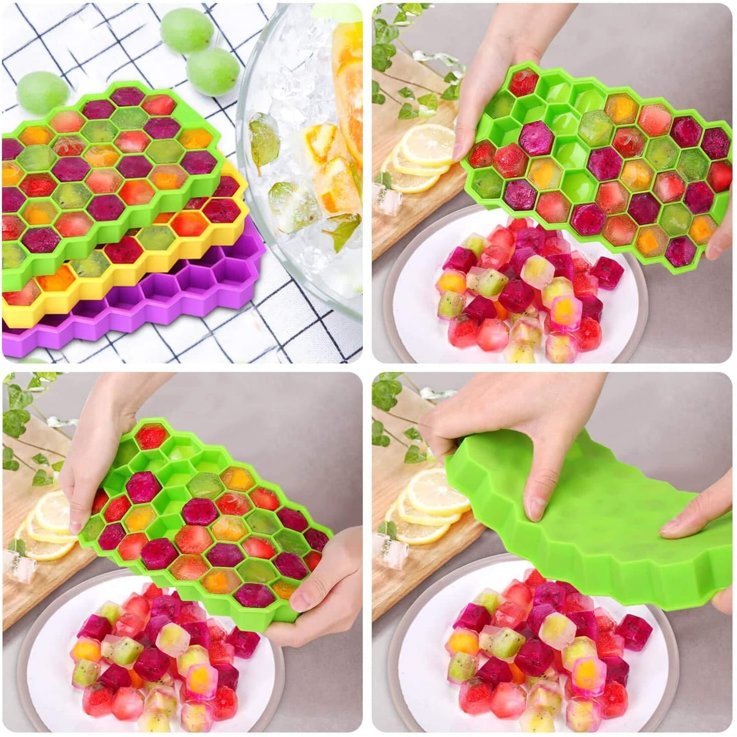 Molde Antiadherente + Molde de cubos de hielo GRATIS