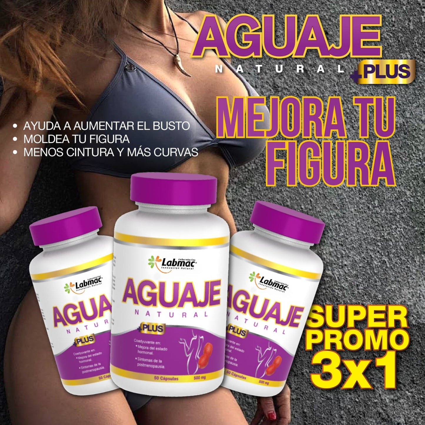 Aguaje Promo Black Friday X3 Unidades