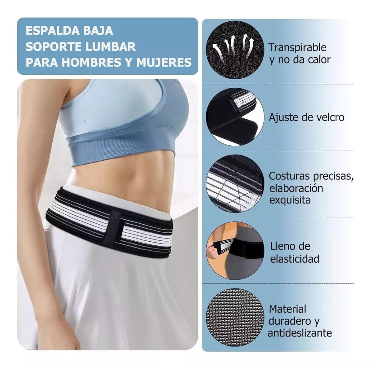 PELVICFLEX® CINTURON DE RECUPERACION Y ENTRENAMIENTO 110CM