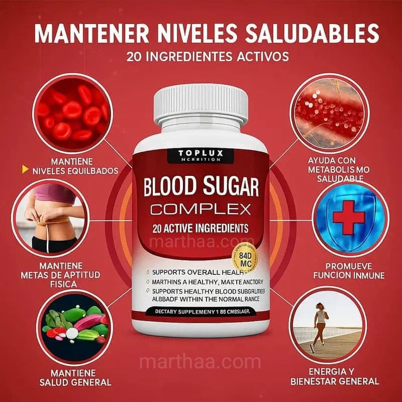 Blood Sugar Complex (Controla el azúcar en la sangre y antojos)
