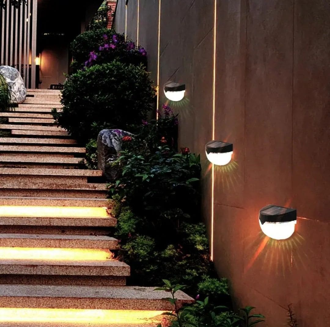 APLIQUE SOLAR ☀️ DECORATIVO® X2 PARA EXTERIORES