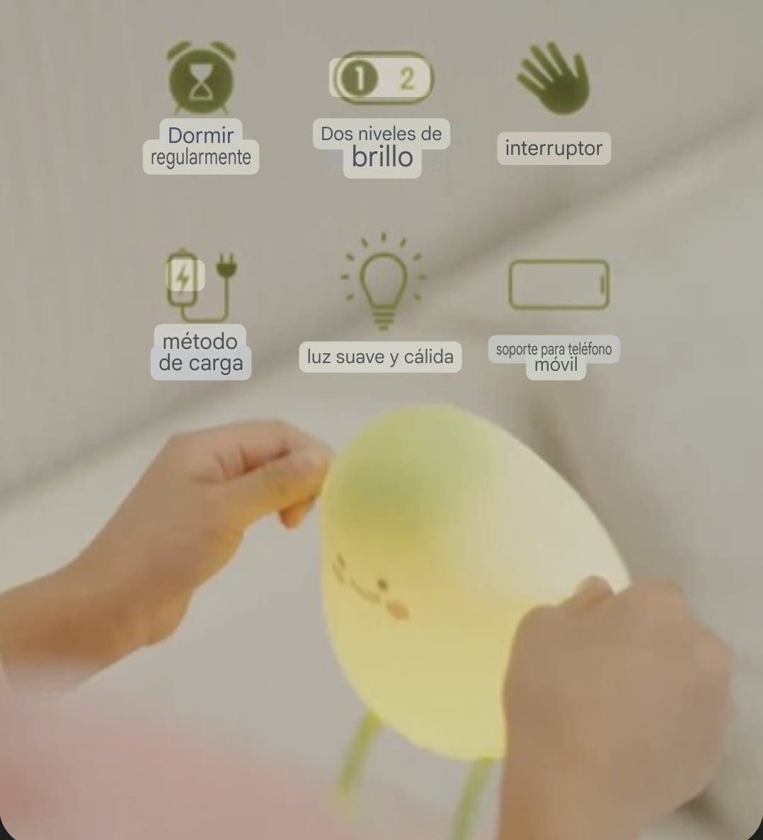 Lámpara Low Light: Diseño de Mango 🥭