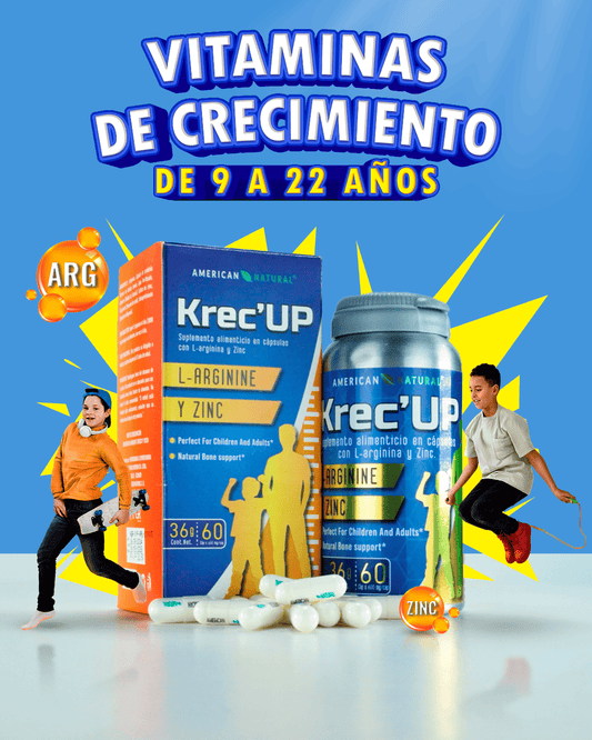 KrecUP® ORIGINAL (Ayuda a activar la hormona de crecimiento de manera natural)