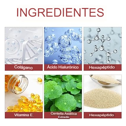 Set de Mascarillas De Colágeno Absorbentes + 3 Frascos de Ácido Hialurónico GRATIS