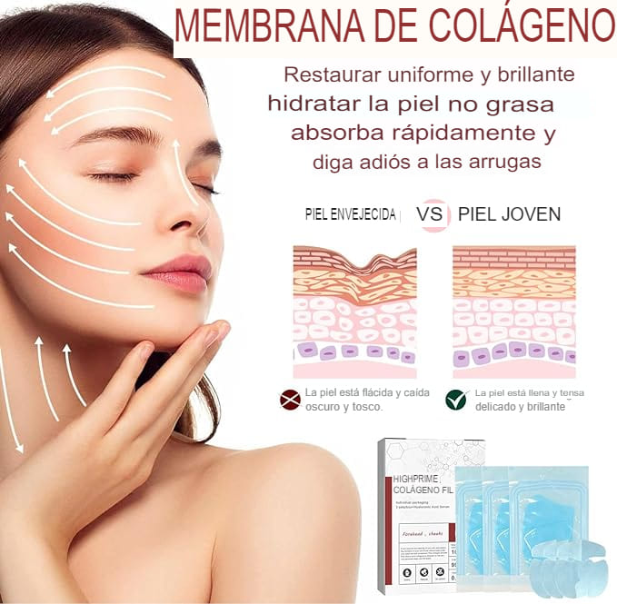 Set de Mascarillas De Colágeno Absorbentes + 3 Frascos de Ácido Hialurónico GRATIS