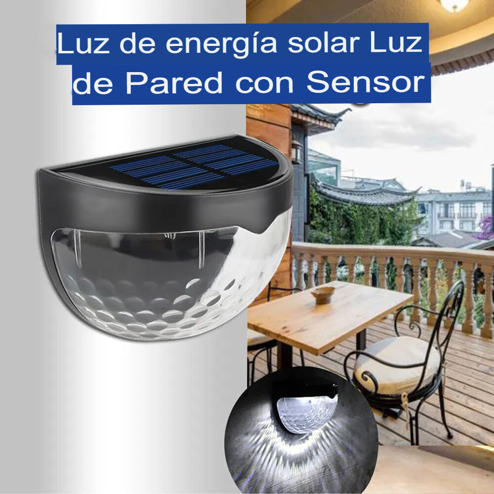 APLIQUE SOLAR ☀️ DECORATIVO® X2 PARA EXTERIORES