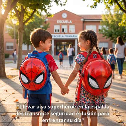Mochila 3D de Spiderman Unisex 🕷️