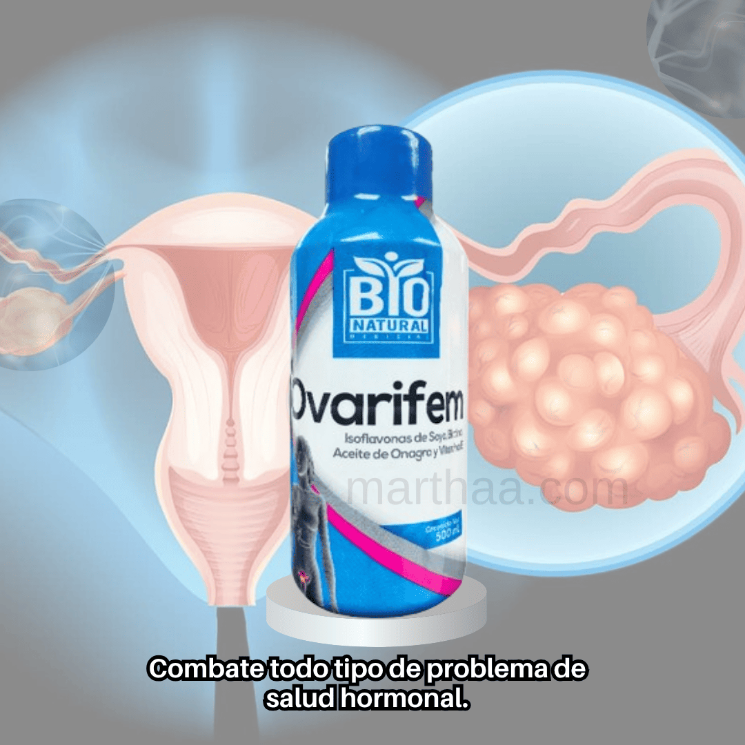 Ovarifem 500ml Isoflavonas-Biotina-Onagra-Vit E