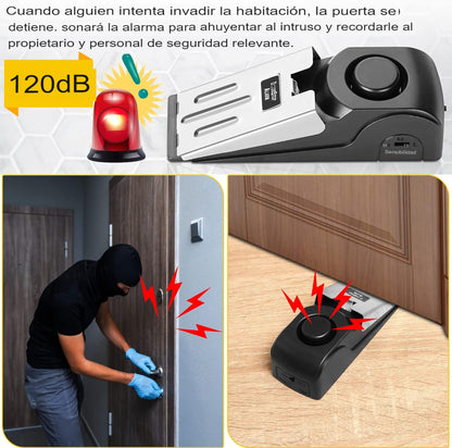 Alarma Antirrobo De Tope De Puerta - Portátil 🚨