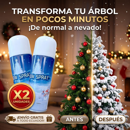 Nieve En Spray Para Arbol De Navidad x2