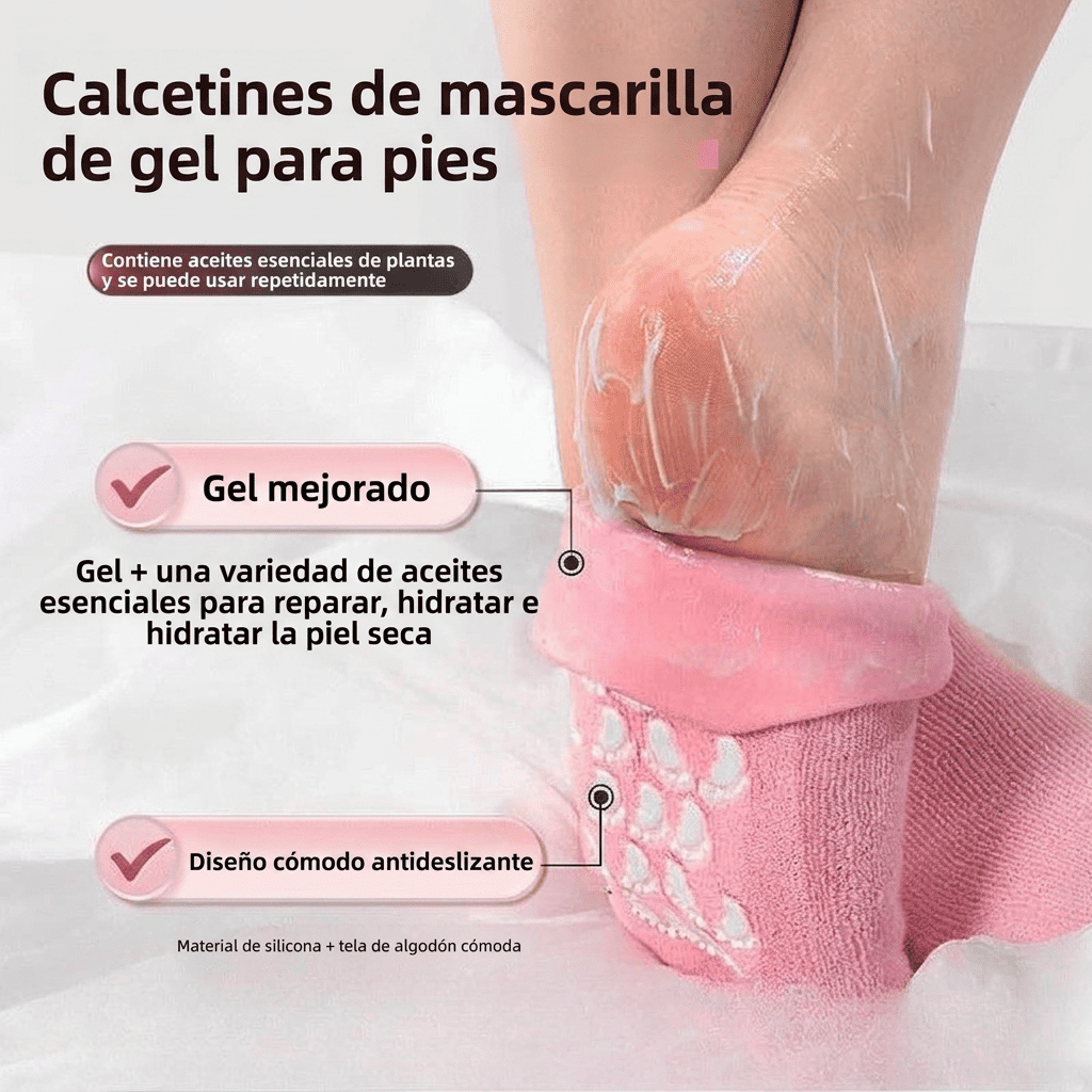 MEDIAS DE GEL REPARADORAS REUTILIZABLES UNISEX (X2 Pares)