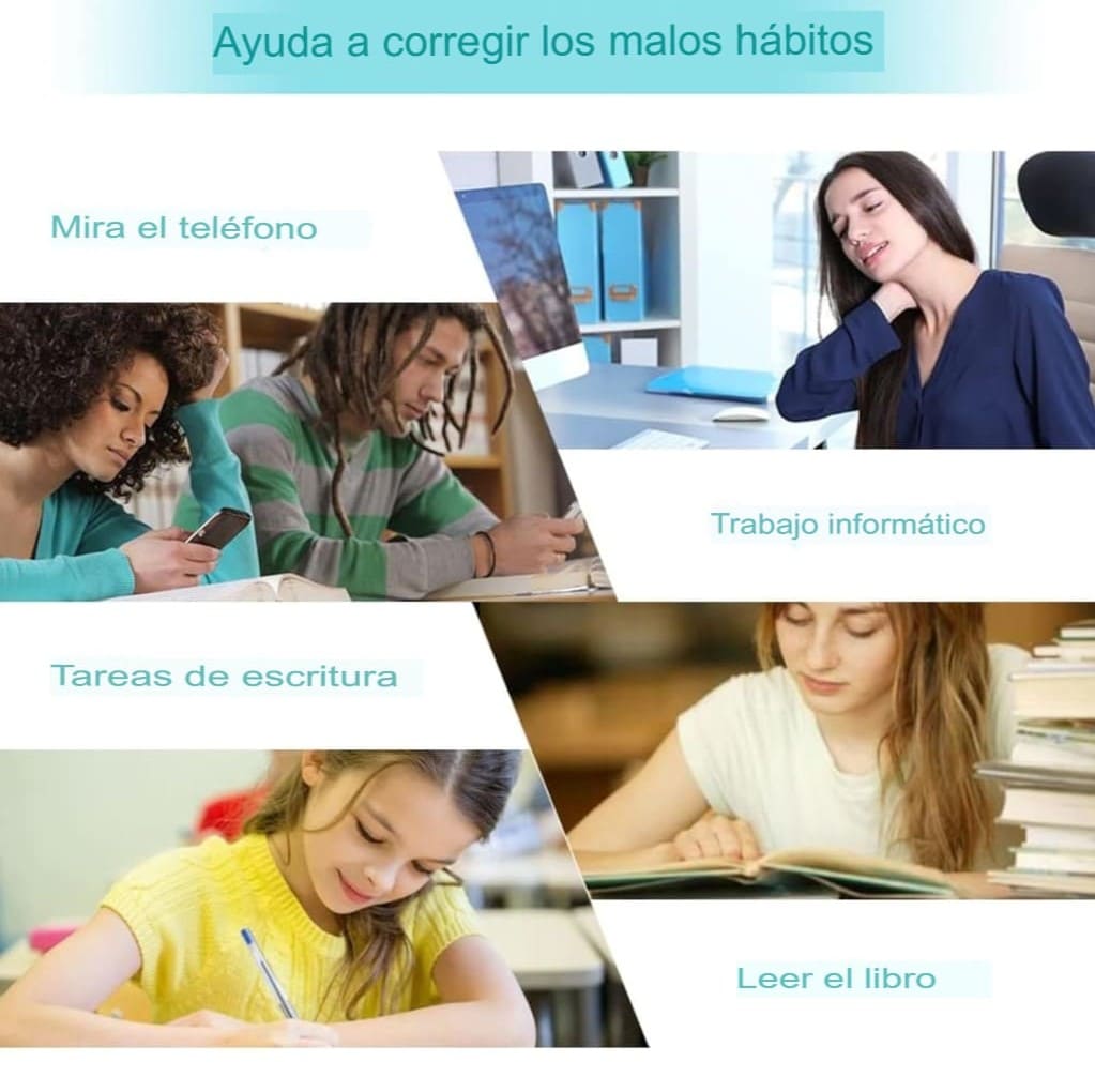 Corrector Cervical: Alivia el Dolor del cuello y Corrige la Postura