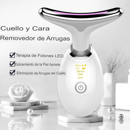 Masajeador Facial Antiarrugas 7 en Uno + 3 modos de Masajes
