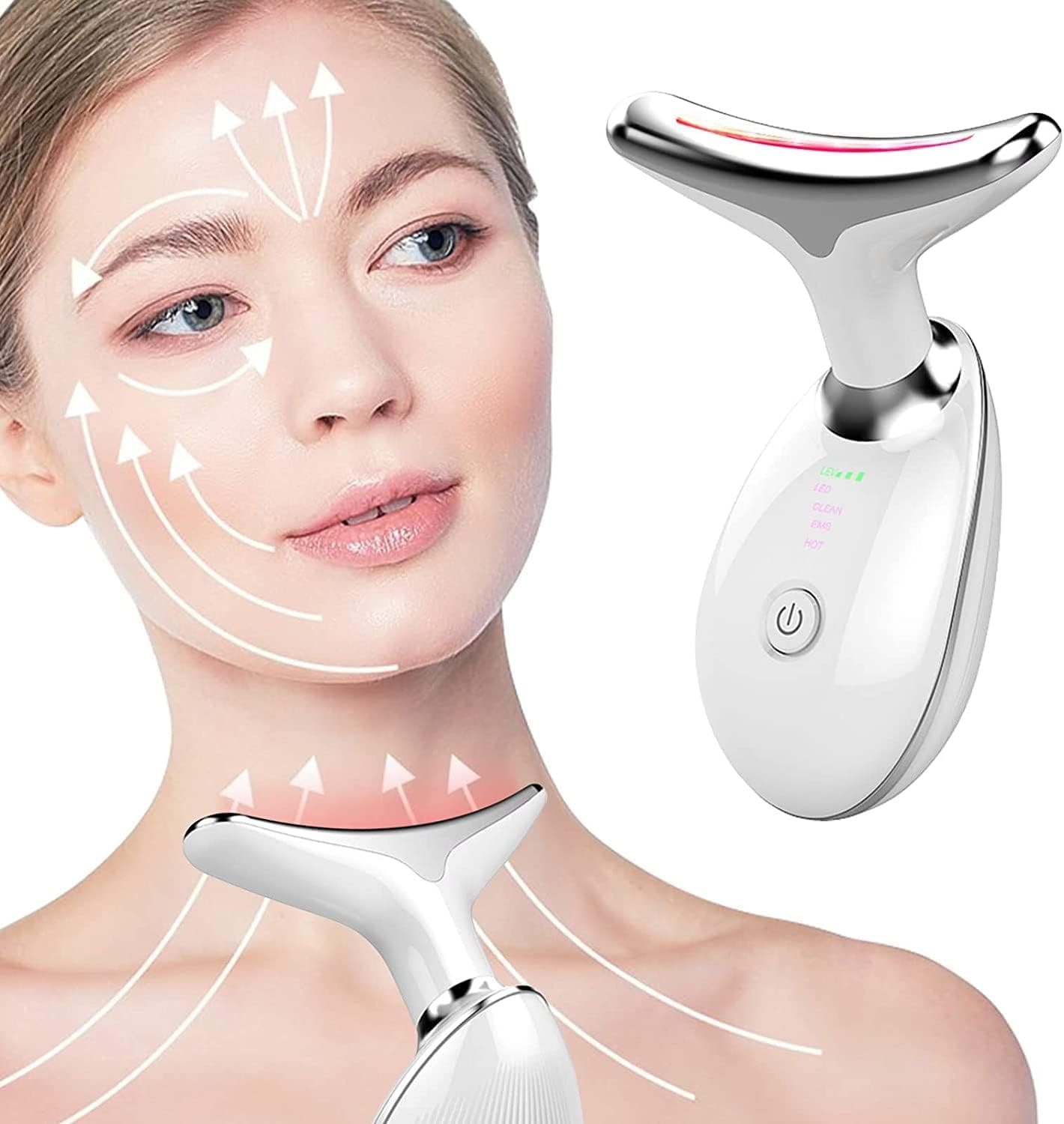 Masajeador Facial Antiarrugas 7 en Uno + 3 modos de Masajes